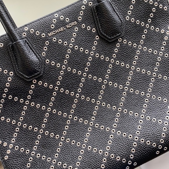 Michael Kors Mercer Studded Leather Tote - Picture 3 of 10